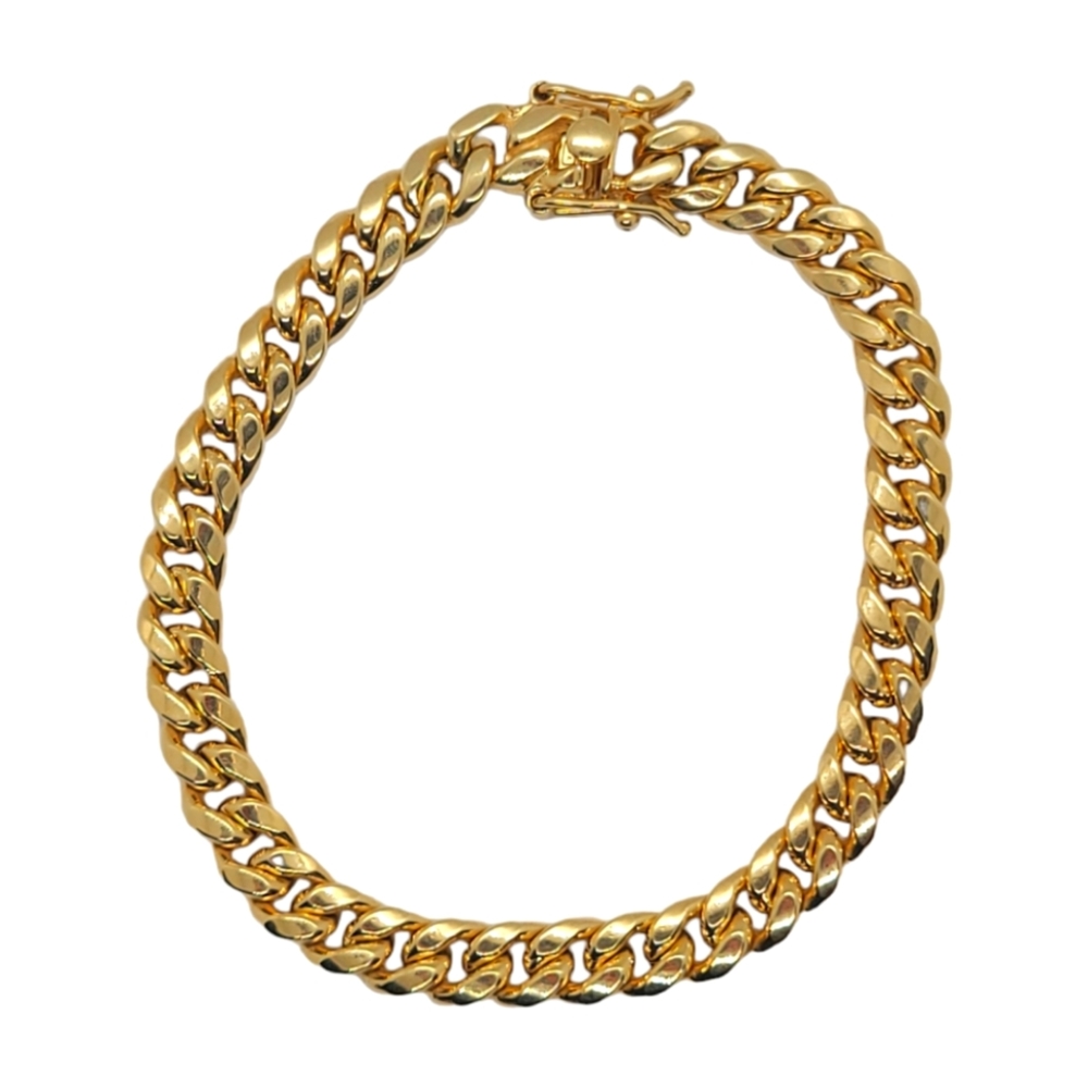 14kt Yellow Gold Cuban Link Bracelet